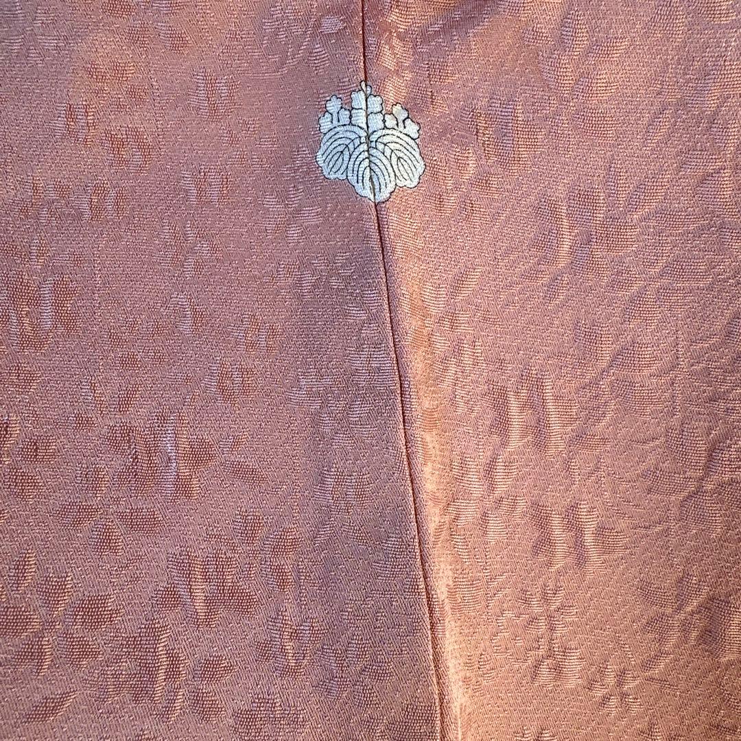 未使用 色無地 鴇羽色 桜の地紋 - メルカリ