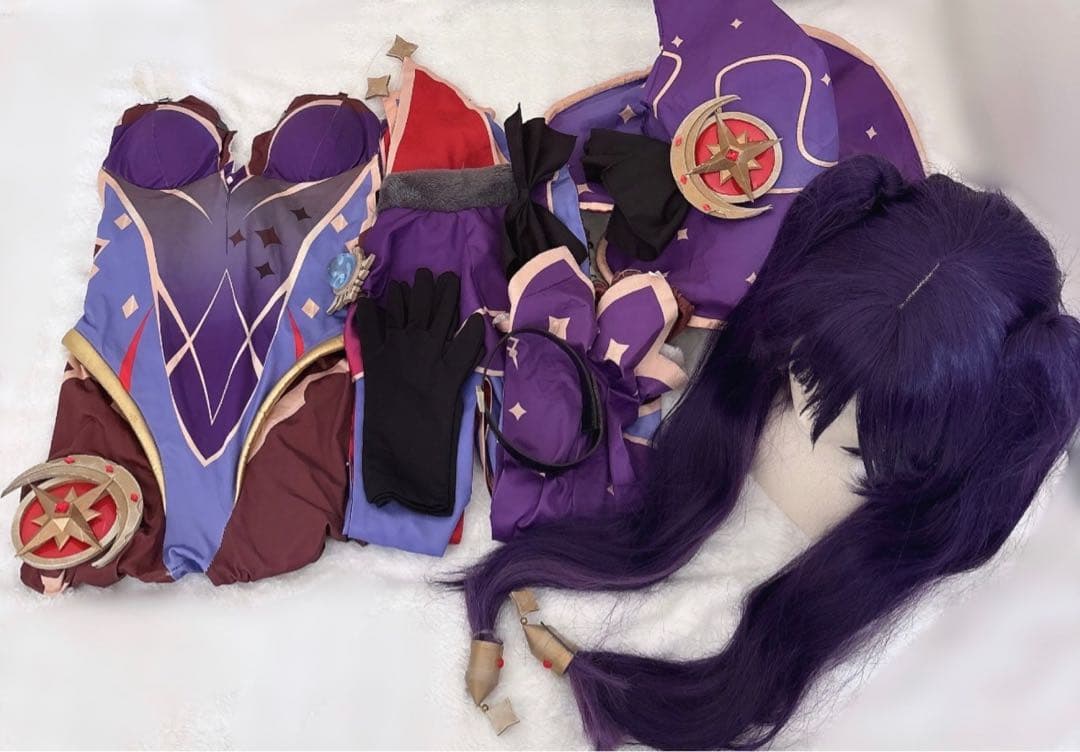 原神 モナ コスプレ 衣装 ウィッグ 五次元 原神 コスプレ 莫娜 モナ ウィッグ
