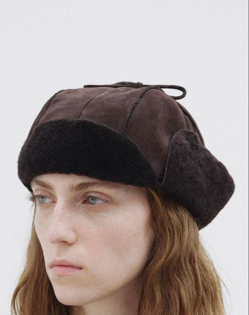 AURALEE MERINO MOUTON CAP メリノムートンキャップ AURALEE MERINO MOUTON CAP | Less Higashikawa