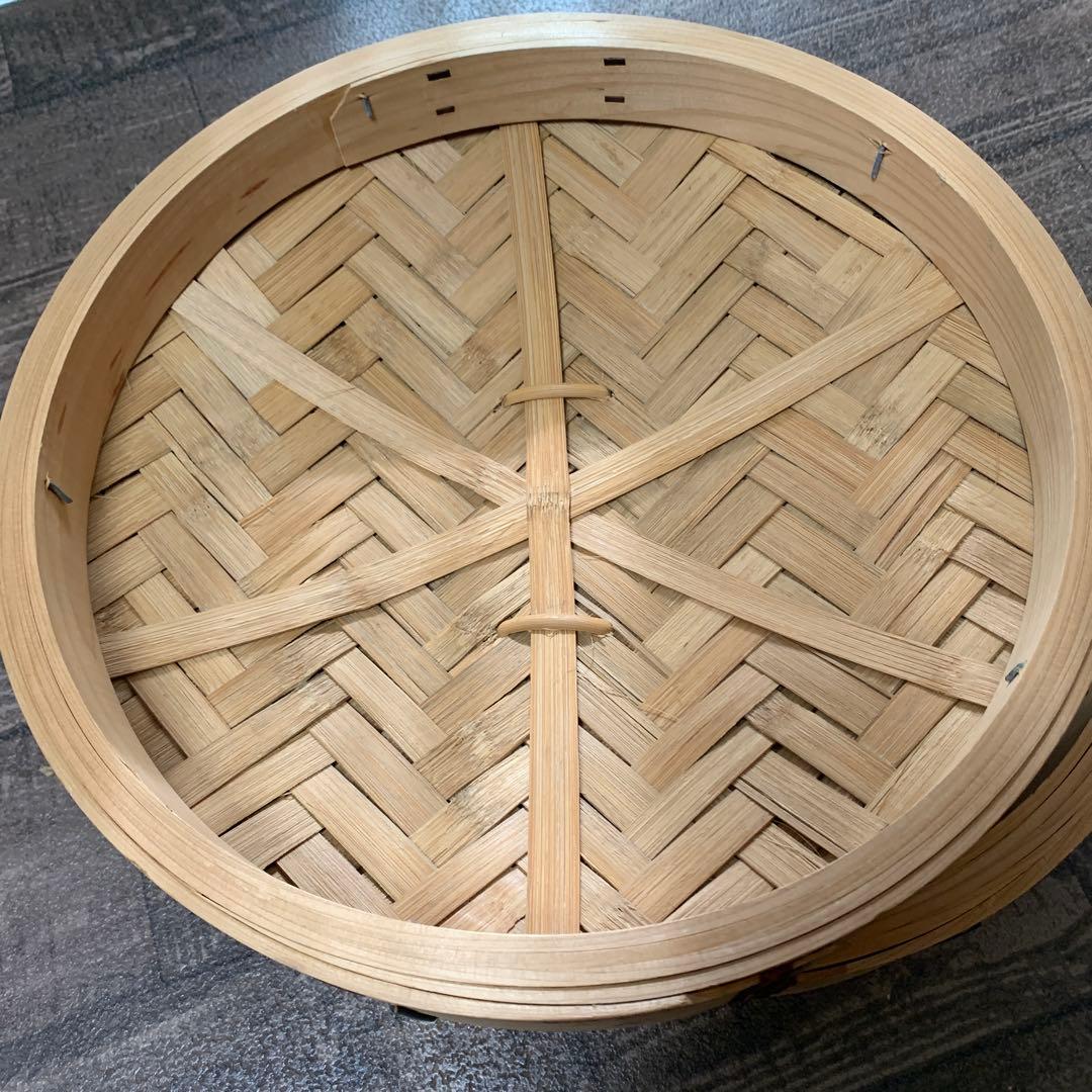 桜皮手ヌイ製　せいろ33cm