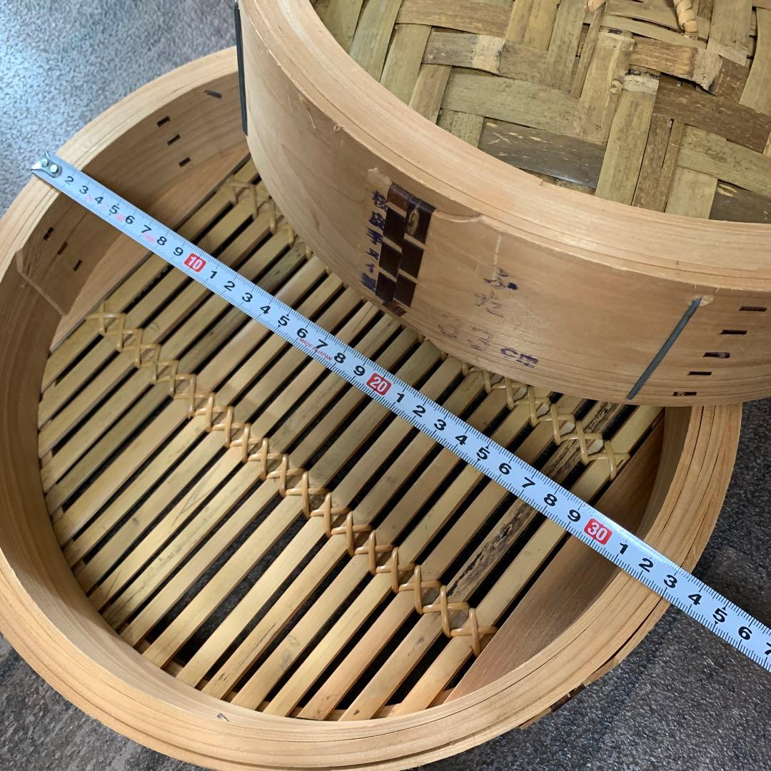 桜皮手ヌイ製　せいろ33cm