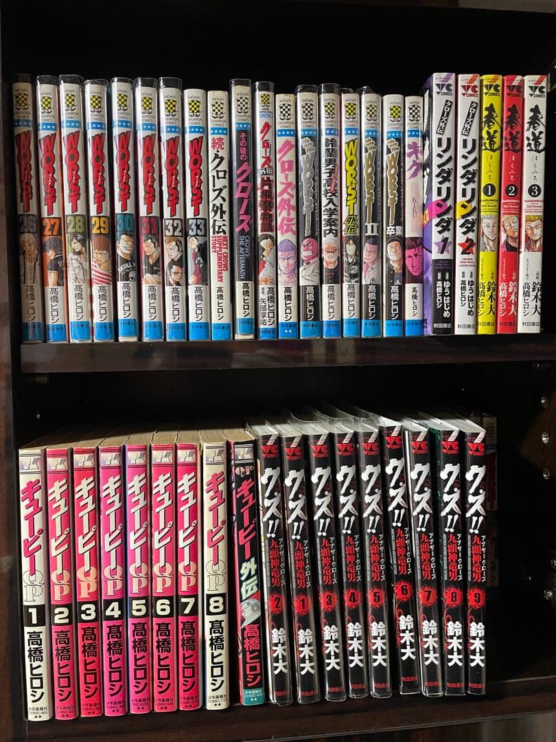 クローズ、WORST、QP、クズ‼︎、リンダリンダ、春道、外伝等 高橋ヒロシ