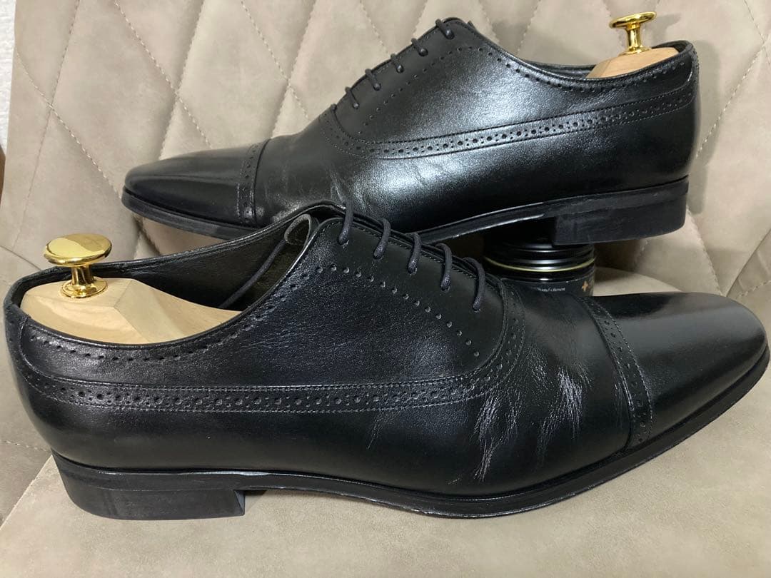 REGAL リーガル　ストレートチップ　黒　25.5cm