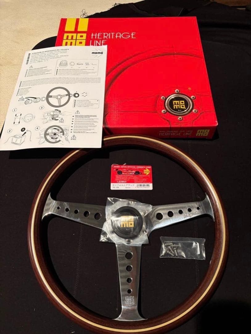 訳あり新品！MOMO カリフォルニアウッド36φ日本正規品！ヘリテージライン