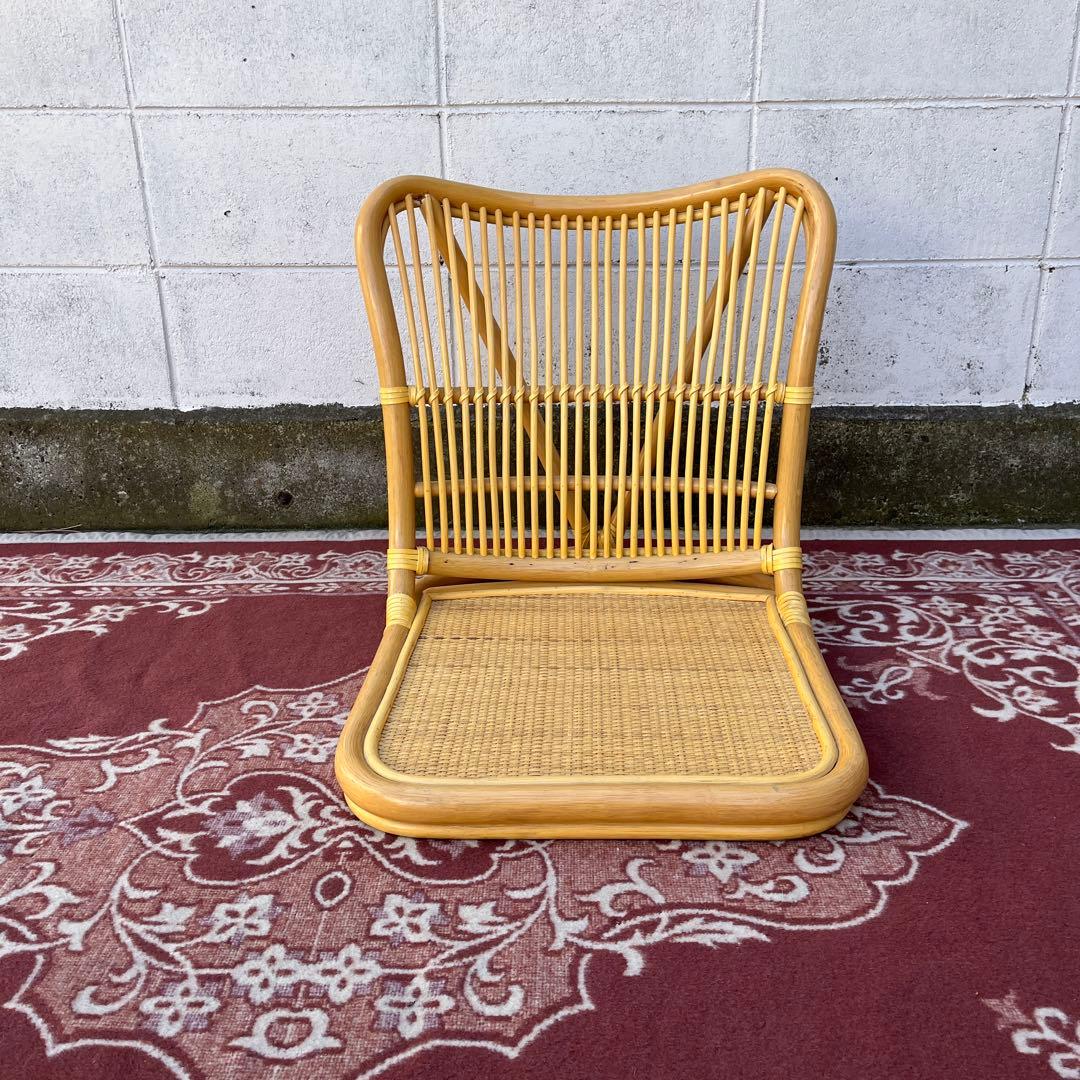 美品 高品質◾️AUSTER製 籐ラタン 座椅子 ナチュラル天然素材 楽天市場】座椅子 ラタン 天然藤 椅子 籐編み イス チェア ラタン