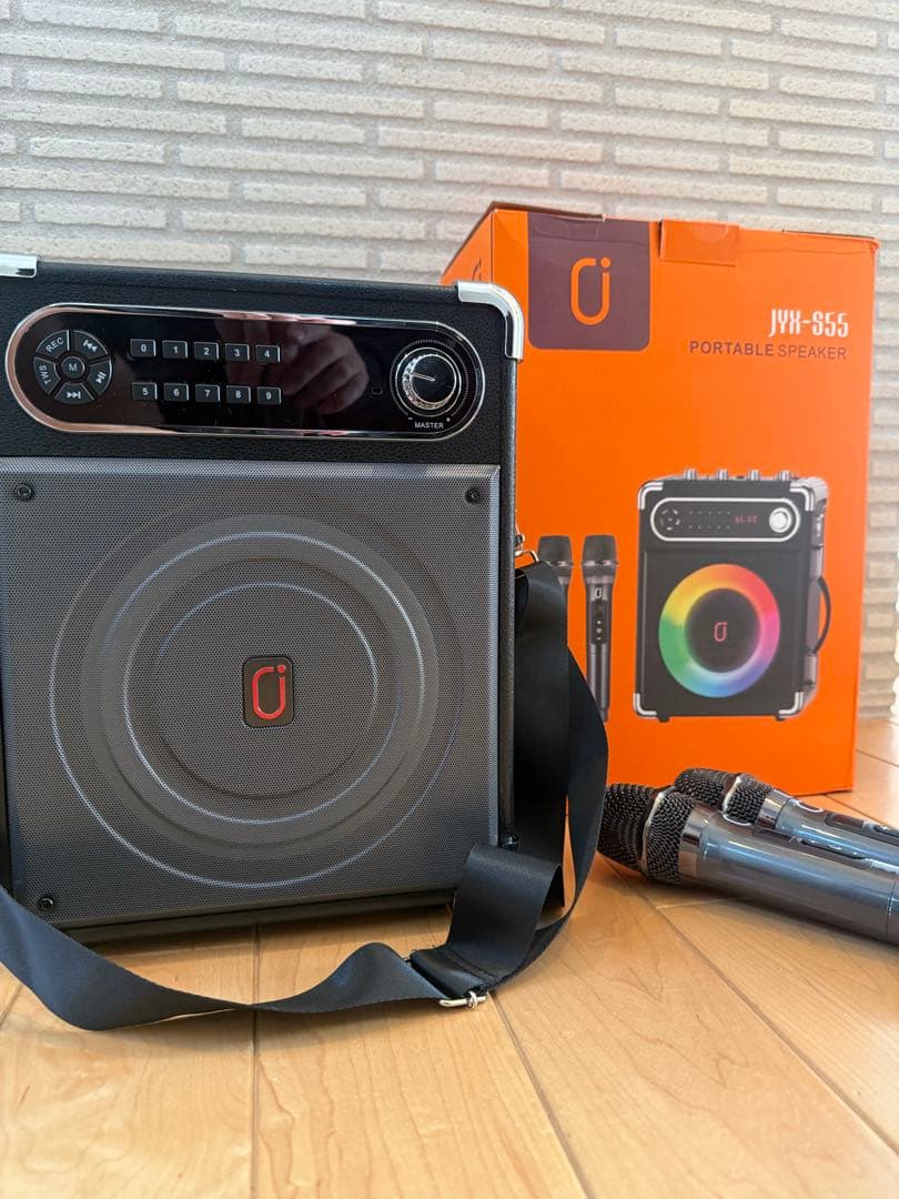 JWH-855 ポータブルスピーカー マイク付き 楽天市場】【15％OFFクーポンあり】JYX スピーカー 拡声器 ワイヤレス