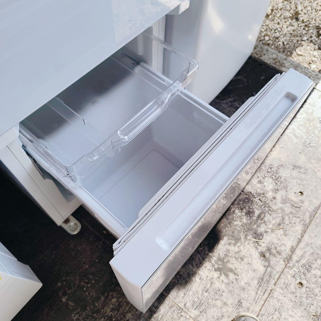 運搬取付無料！ホワイト✖︎ホワイト 冷蔵庫洗濯機2点セット