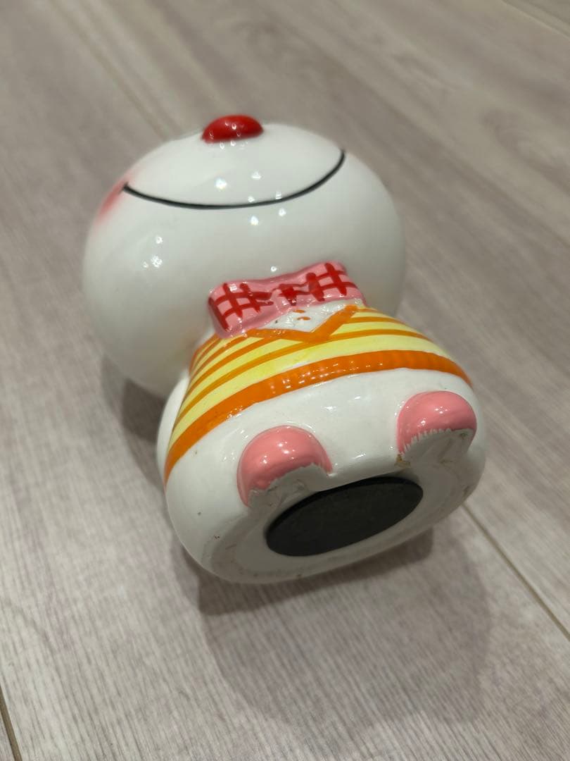 昭和レトロ 内藤ルネ 陶器製 ネコ 貯金箱 RUNE - メルカリ