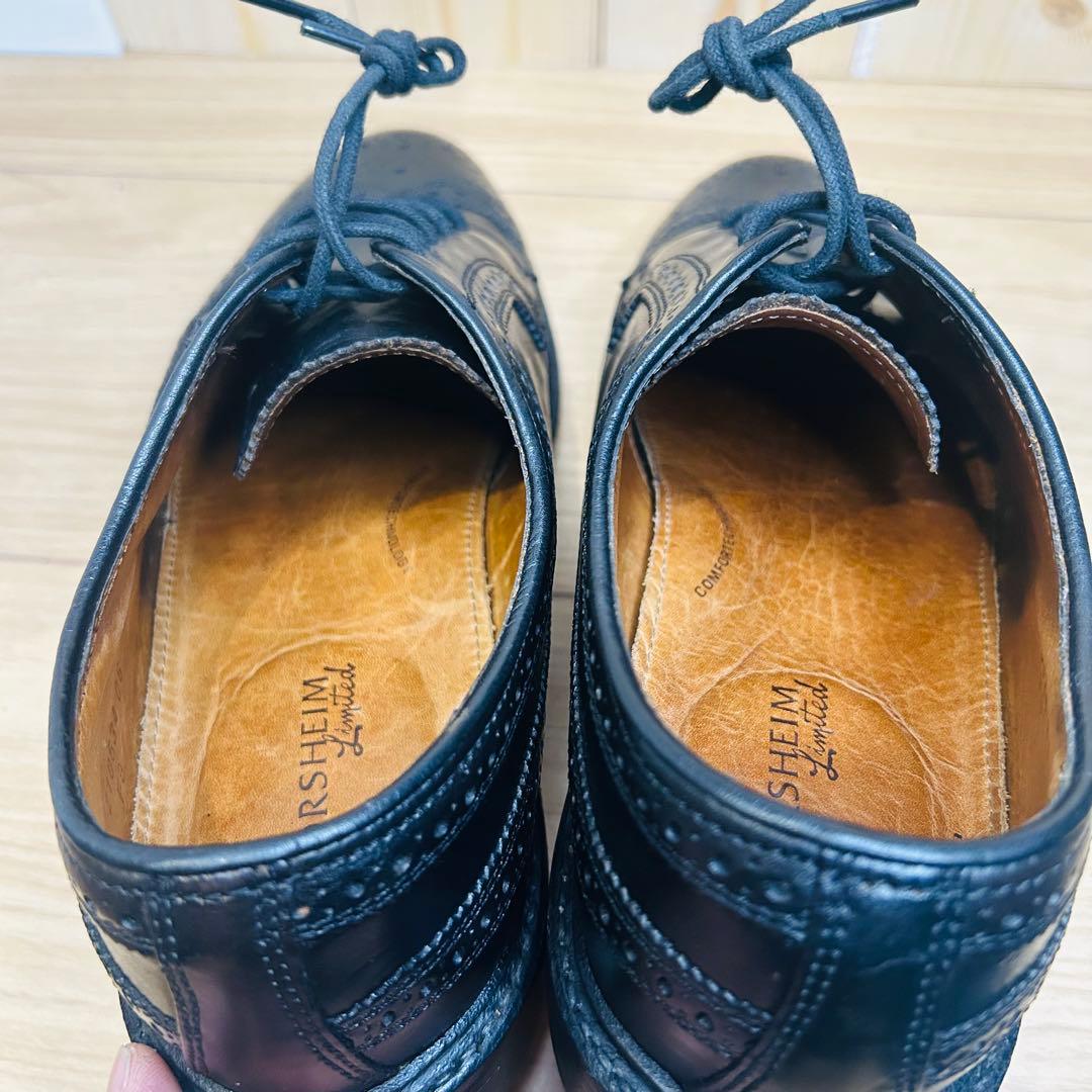 【極美品】FLORSHEIM Limited ウイングチップ 外羽根 7.5D