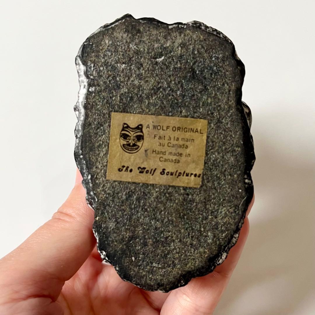 イヌイット エスキモー ソープストーン アシカ アザラシ 置物 カナダ