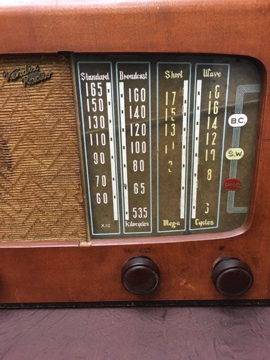 古いラジオ 昭和レトロ 木製ケース