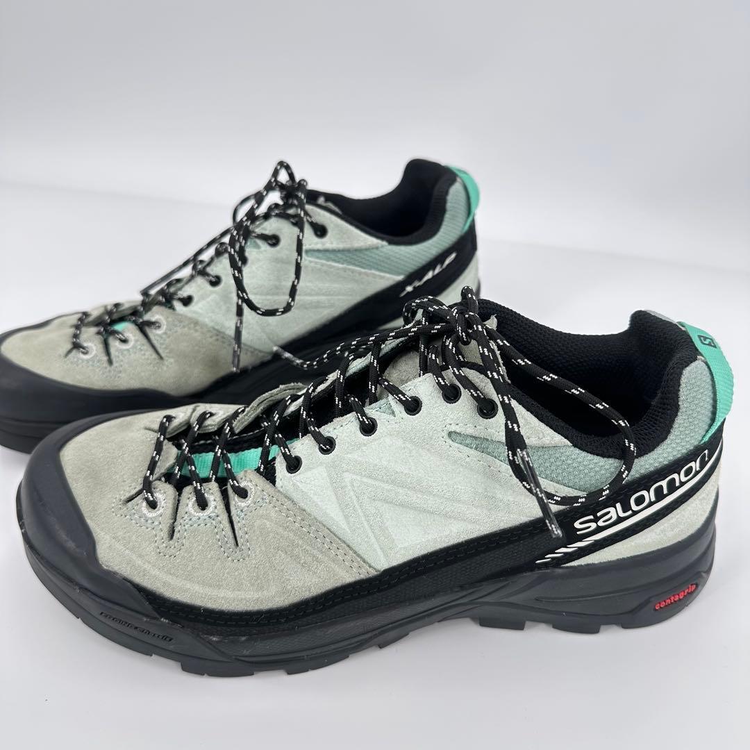 SALOMON X-ALP LTR Green Milieu ミントグリーン 革 - メルカリ
