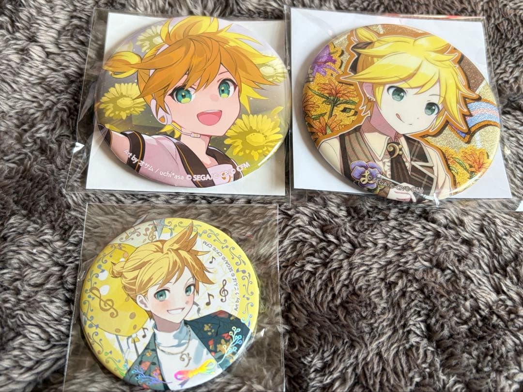 プロセカ 鏡音レン グリッター缶バッジ グリ缶 セット - メルカリ