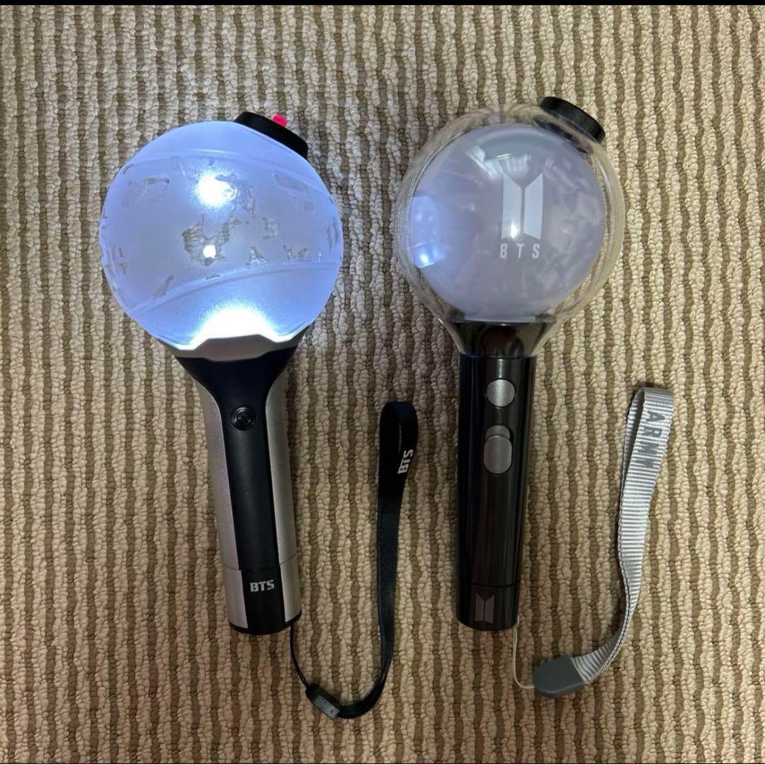 BTS ペンライト2個セット - メルカリ