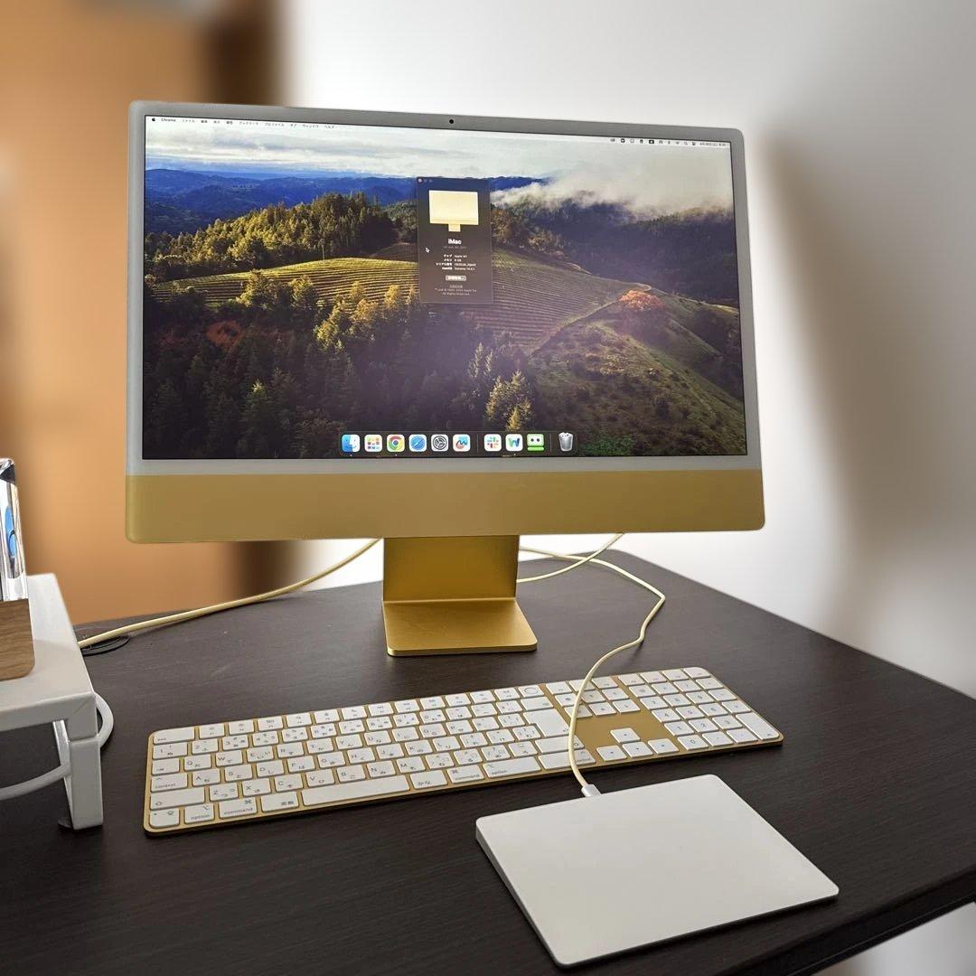 Apple iMac 24インチ イエロー　本体　デスクトップPC 24インチiMac [整備済製品] 8コアCPUと10コアGPUを搭載したApple M3