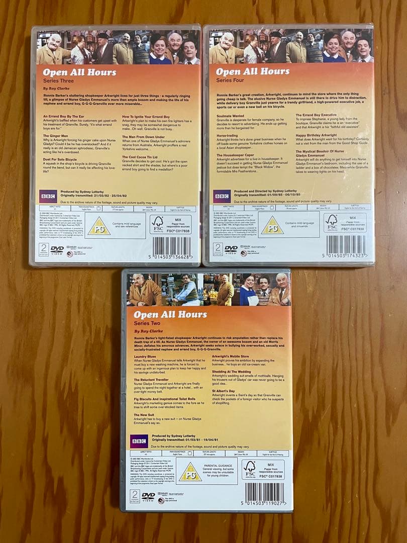 【希少・新品未開封あり】 Open All Hours シリーズ2～4