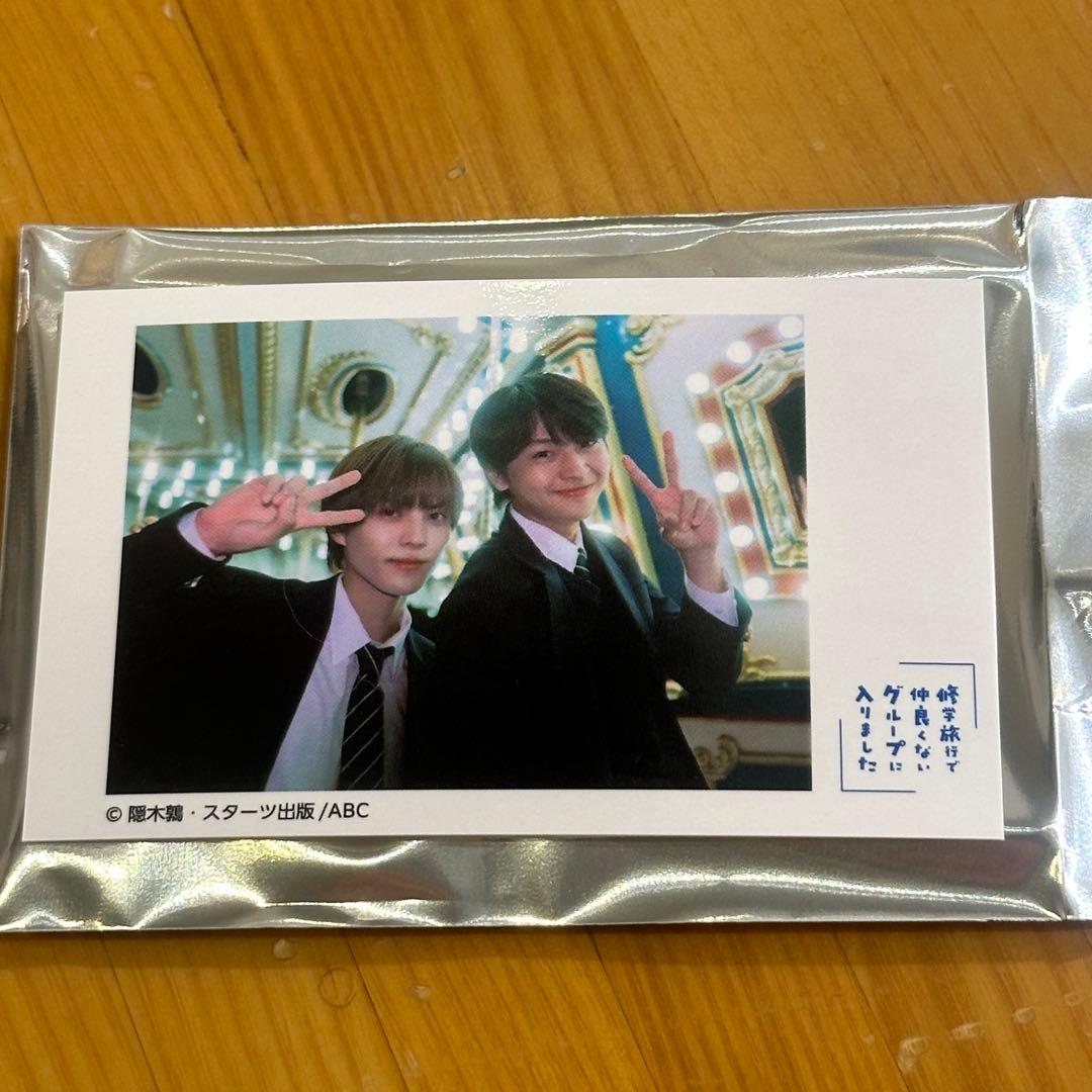 修学旅行で仲良くないグループに入りました チェキ風 日置 渡会 - メルカリ