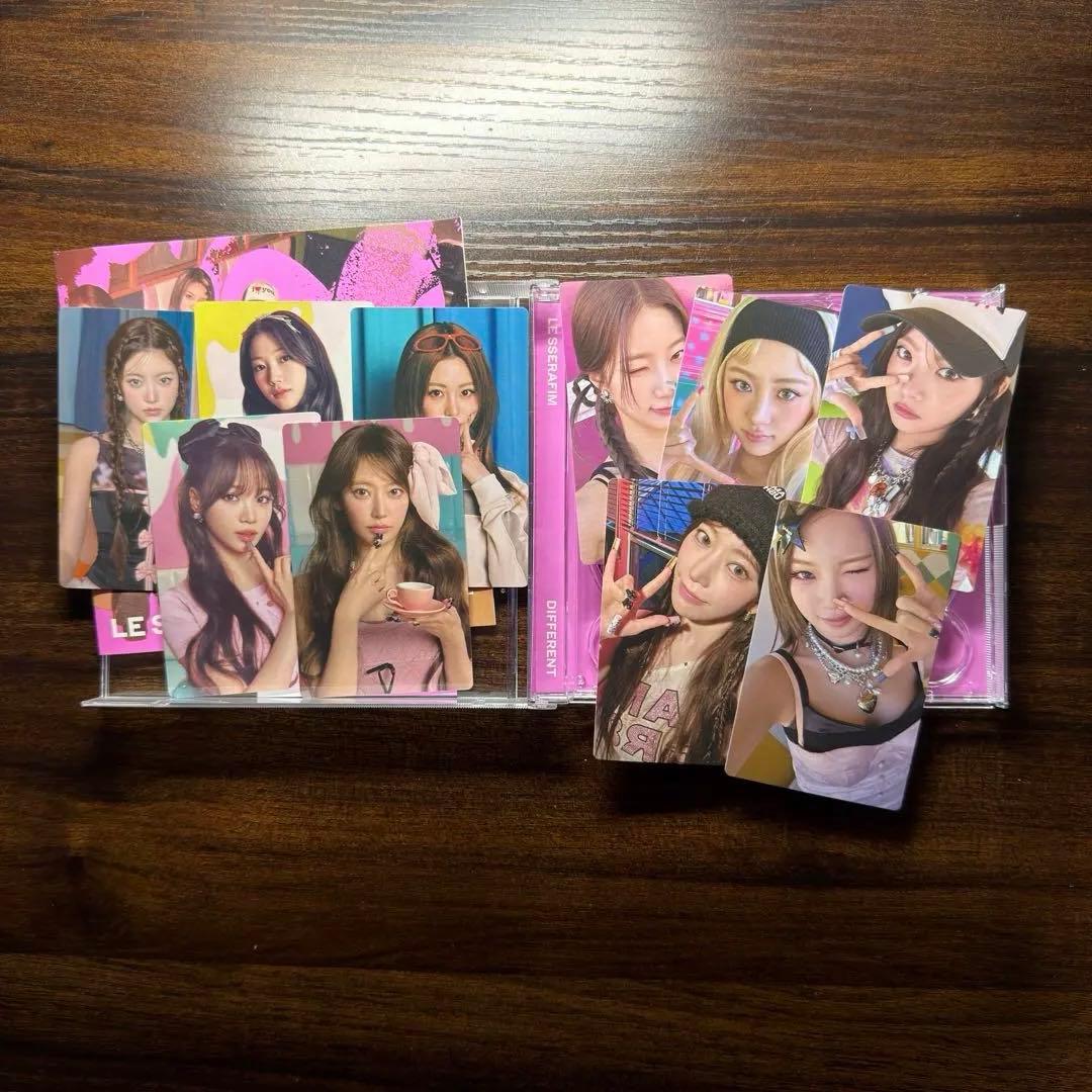 LE SSERAFIM \"DIFFERENT\" 10形態セット+付属ポスター