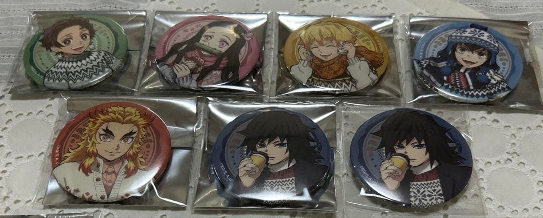 鬼滅の刃 AGF 缶バッジ まとめ売り ランダム缶バッジ Q-pot. - ピンズ