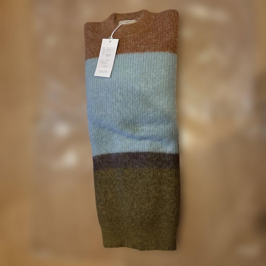 《今週末限定値下げ》YOKE ヨーク　モヘア　ボーダー　クルーネック　セーター