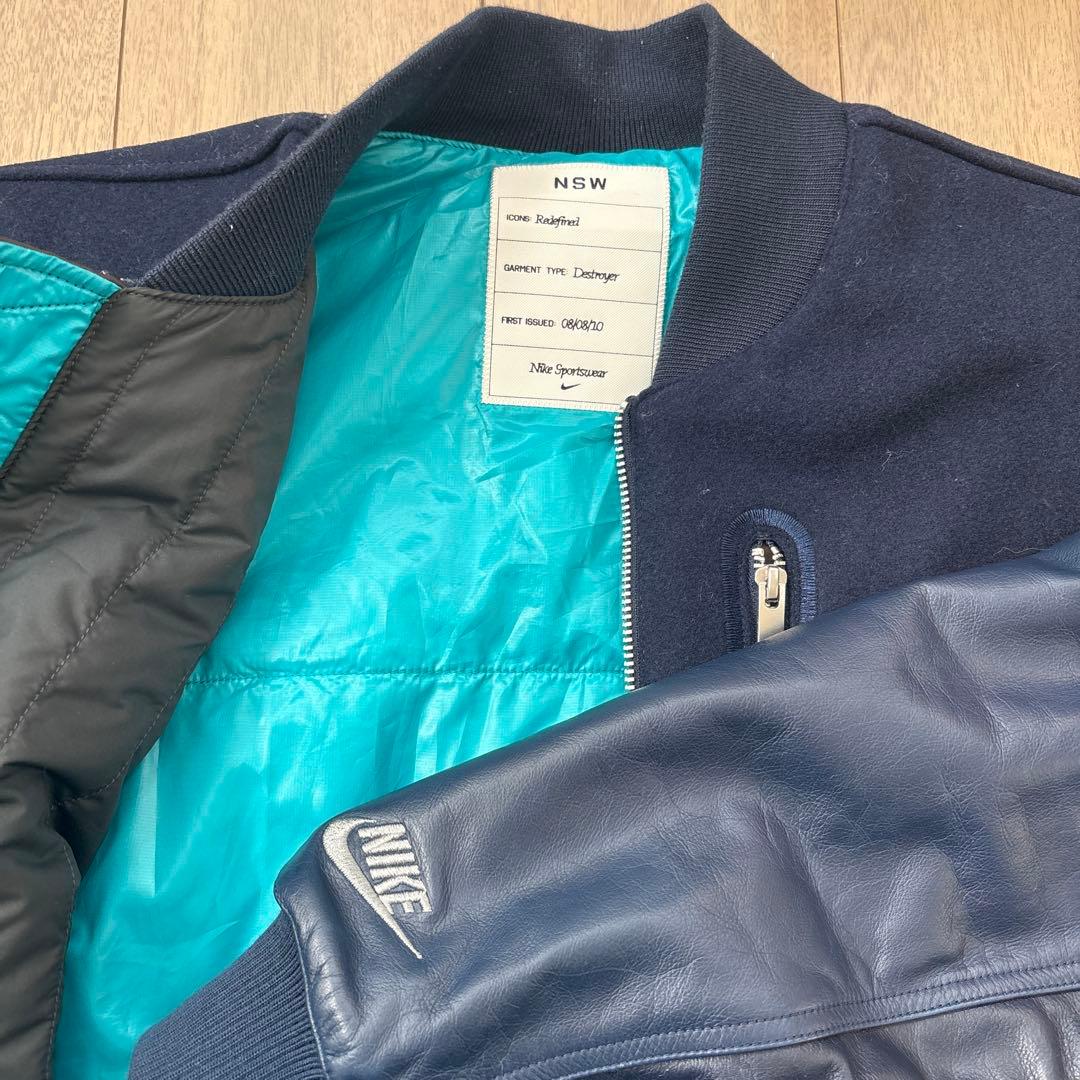 NIKE NSW スタジャン デストロイヤージャケット ネイビー XL - メルカリ