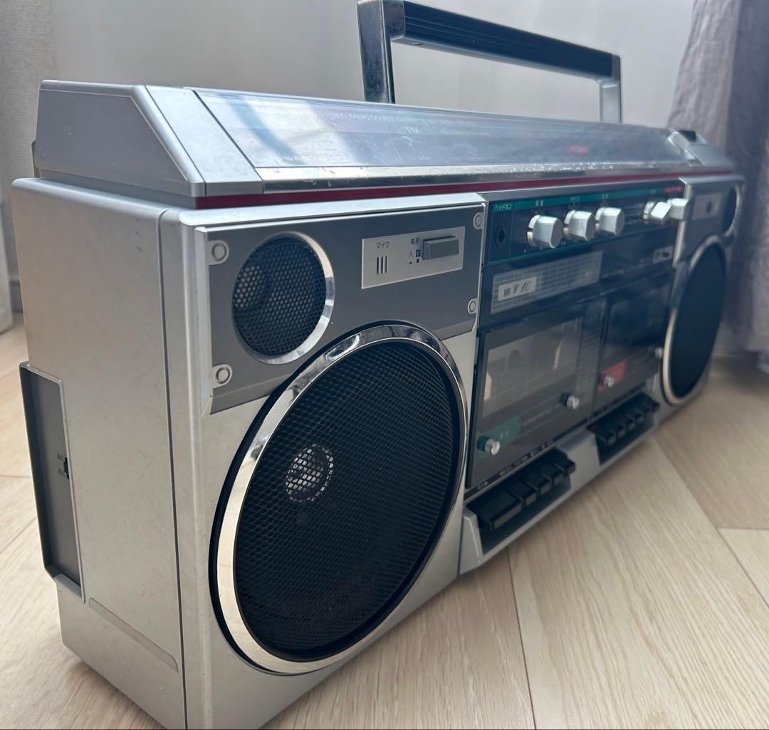 SANYO MR-W10 ダブルカセットデッキ ラジカセ サンヨー ジャンク品