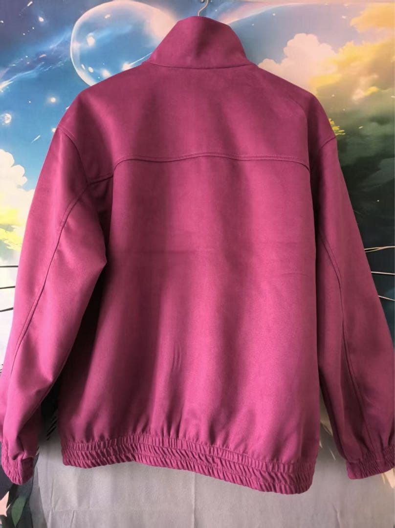 新年限定モデル アディダス 新中式 ジップアップジャケット パープル XL