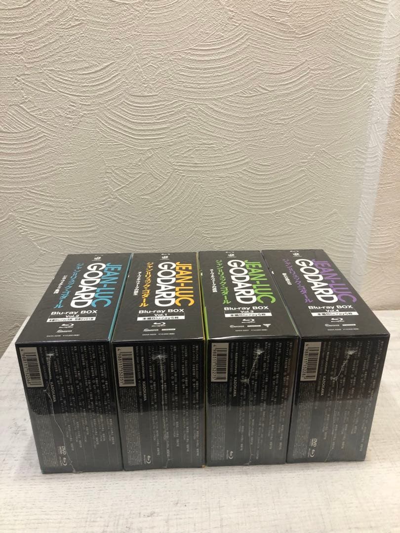 《新品未開封品》ジャン=リュック・ゴダール Blu-ray BOX 全4点セット