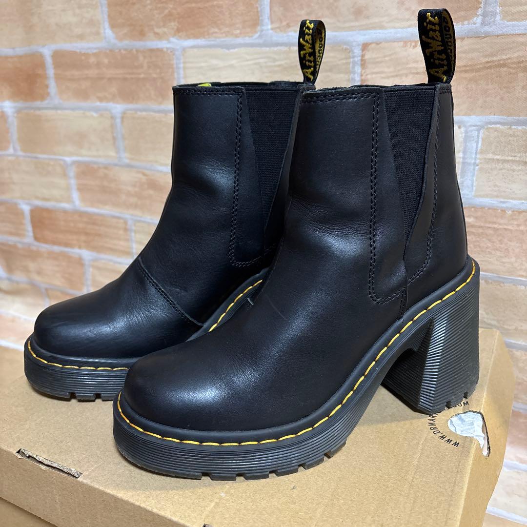 Dr.Martens サイドゴアブーツ ブラック UK4 23cm マーチン 中古・古着通販】Dr.Martens (ドクターマーチン) サイドゴアブーツ