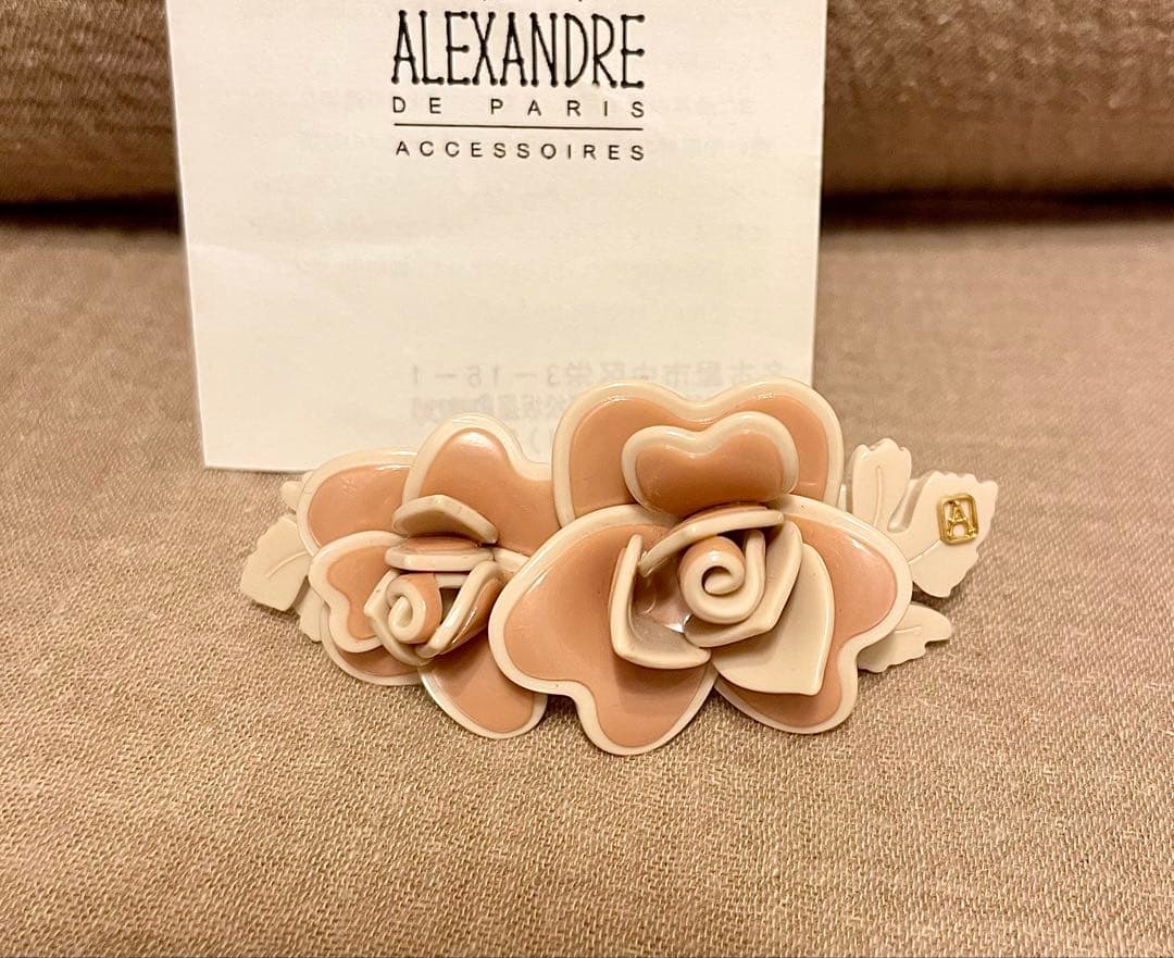 ALEXANDRE DE PARIS 花　ヘア　バレッタ　アレクサンドル　バラ 楽天市場】アレクサンドル ドゥ パリ バレッタ ALEXANDRE DE PARIS aa6