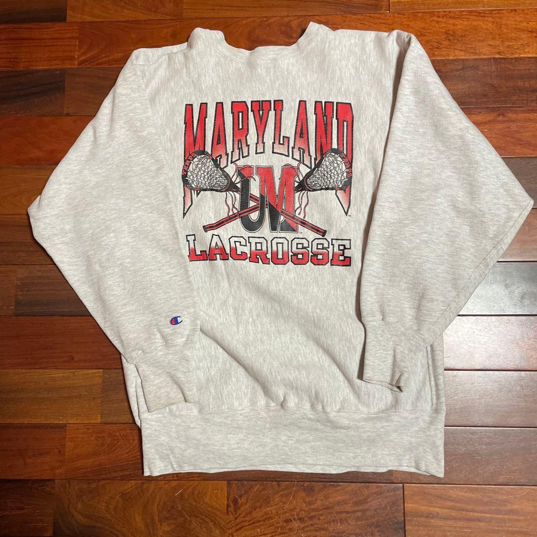 90s 刺繍タグ アメリカ製 バックプリント XXL リバースウィーブ - メルカリ