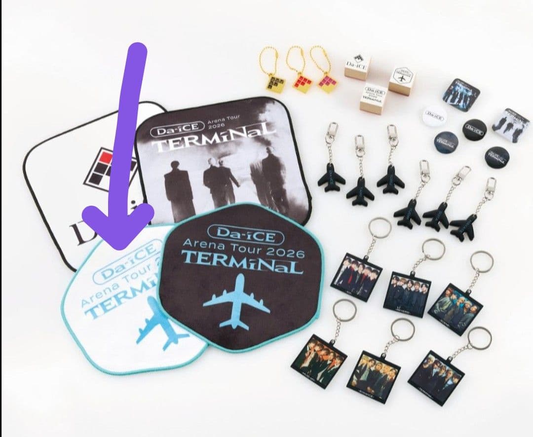 Da-iCE TERMINaL カプセルトイ ハンドタオル - メルカリ