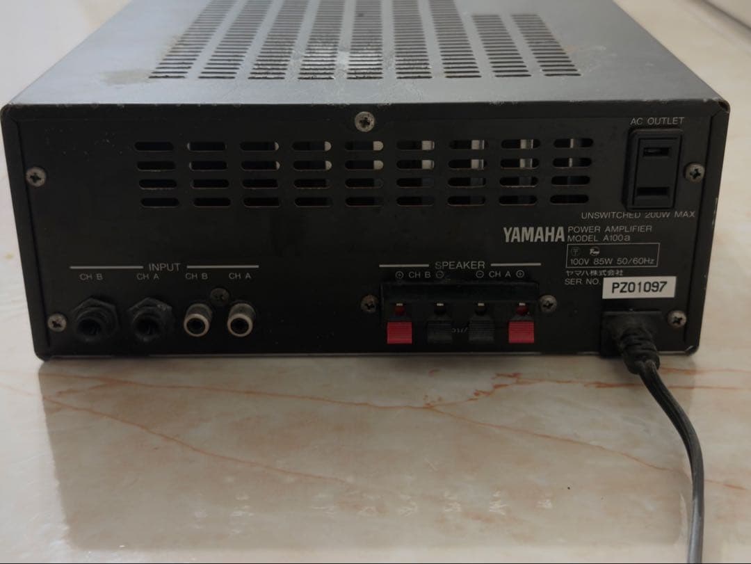 YAMAHA A1008 ステレオパワーアンプ - メルカリ