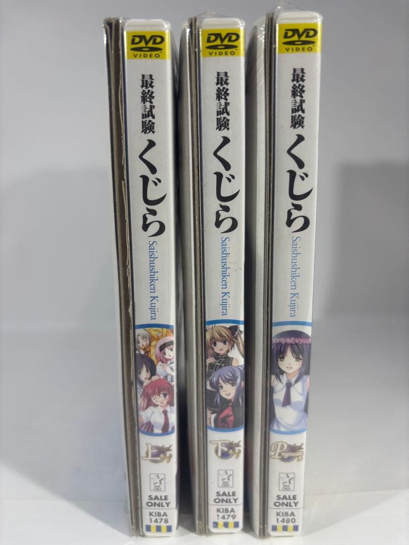 【未開封品】最終試験 くじら DVDセット 上巻 下巻 progressive