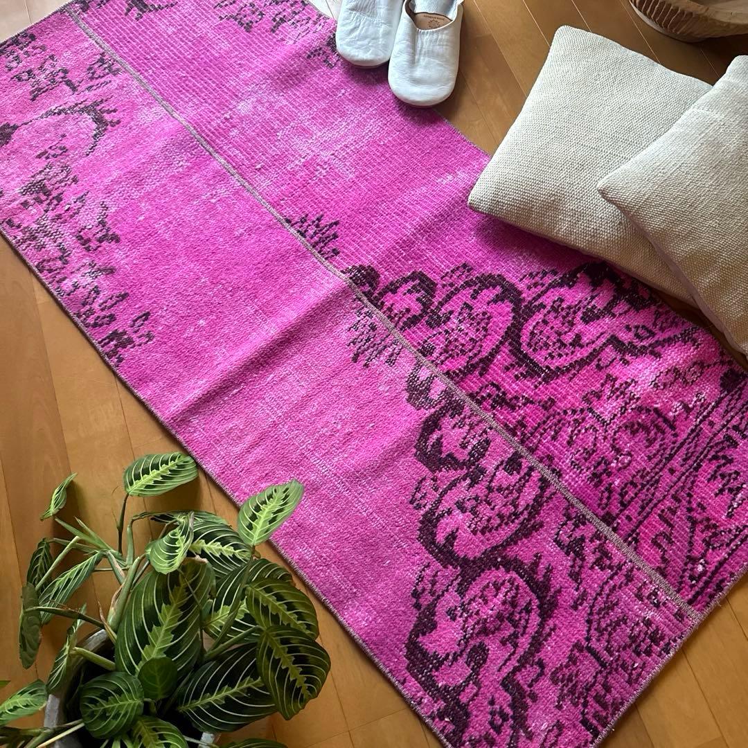 meno 様おまとめ2枚セット　トルコヴィンテージラグ ヴィンテージラグ | トルコ・カイセリ No.01 | 黄色 | 223 × 146 – tiflo