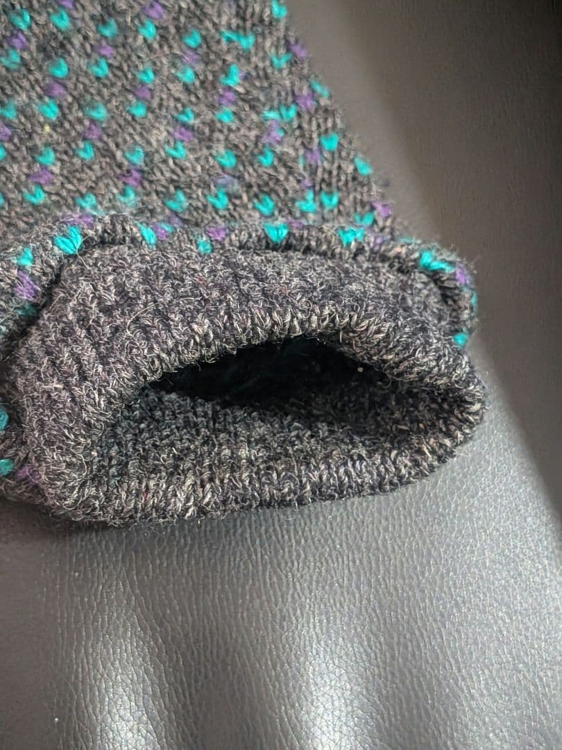 90s ノルウェー製 L.L.Bean エルエルビーン バーズアイ ニット