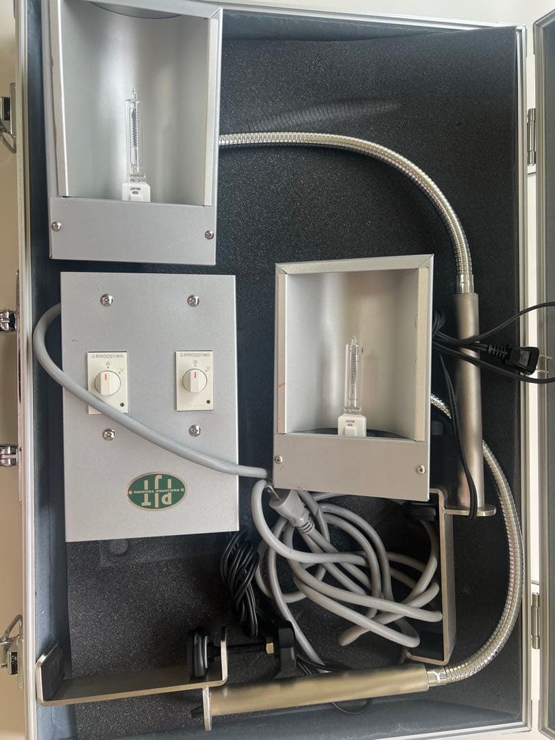 パンジャパン 2灯式 アメランプ スフレポンプ、シルパット×2付ほぼ新品