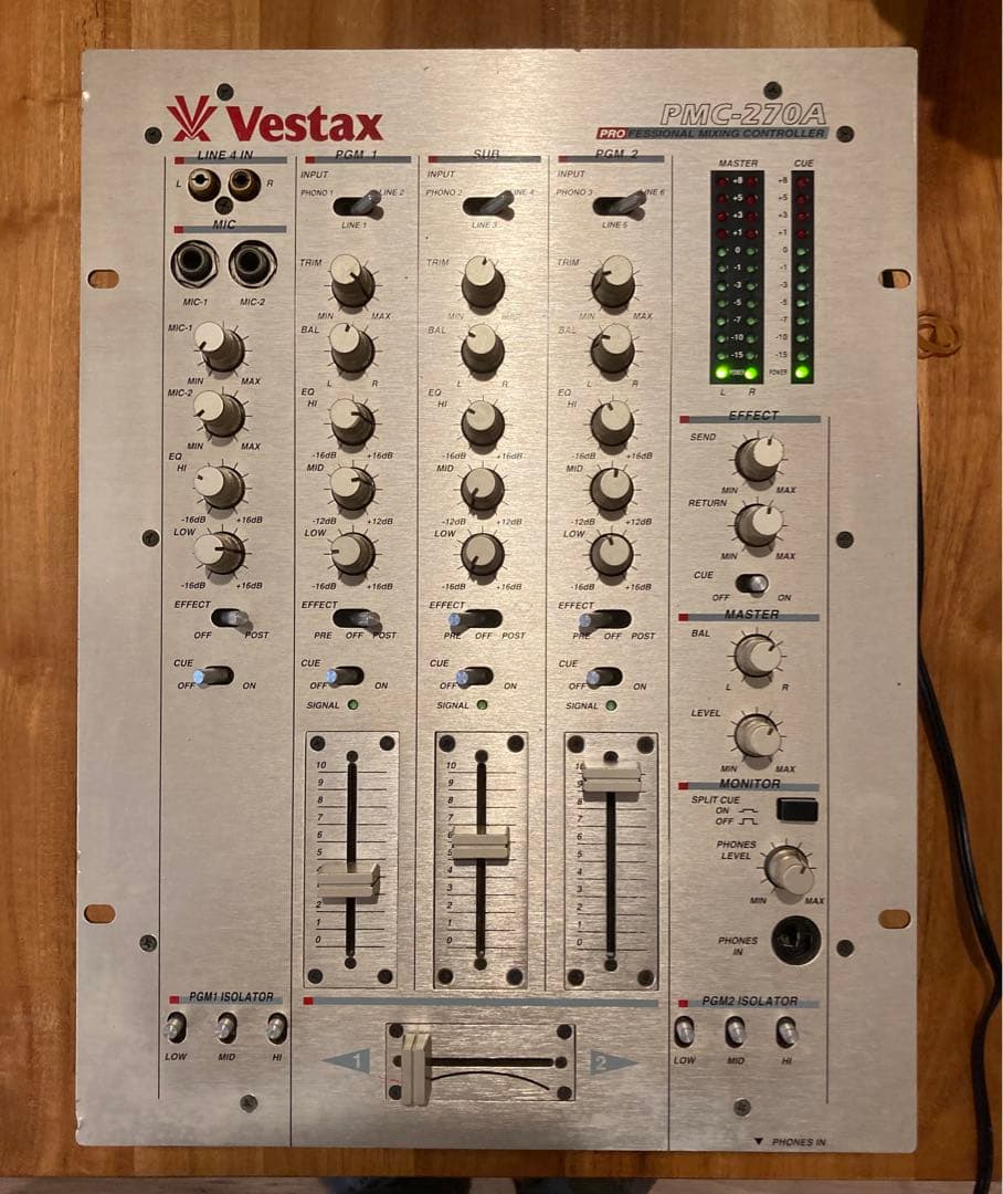 Vestax PMC-270A DJミキサー Vestax PMC270A Techno Mixer