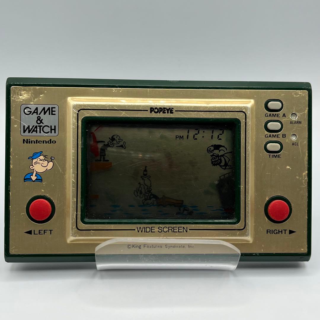 ヴィンテージ Nintendo 任天堂 ゲームウォッチ POPEYE ポパイ - メルカリ