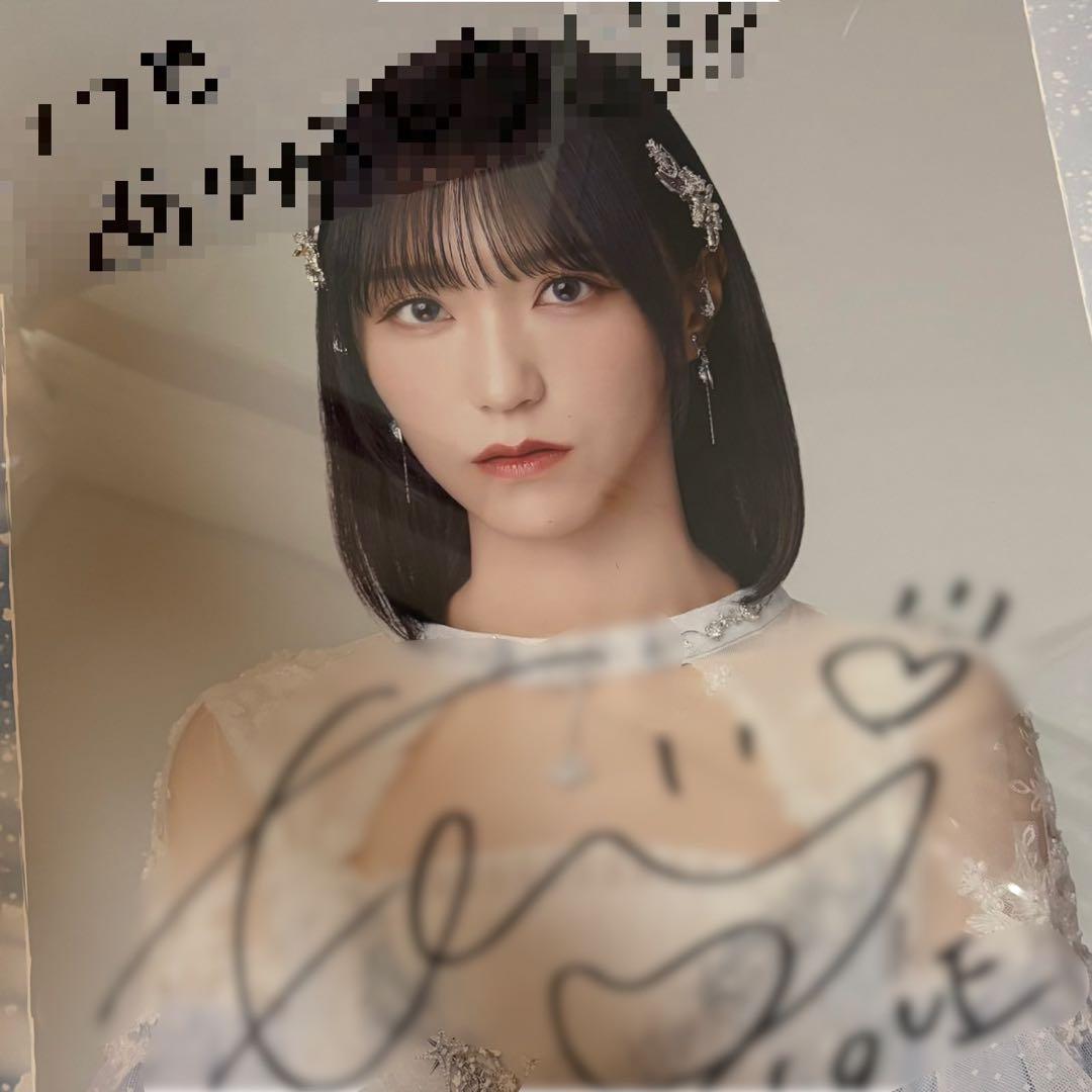 ア*ン様 ＝LOVE イコラブ 野口衣織 ラストノートしか知らない サイン入りポ ラストノートしか知らない 野口衣織 直筆サイン入り生写真 イコラブ