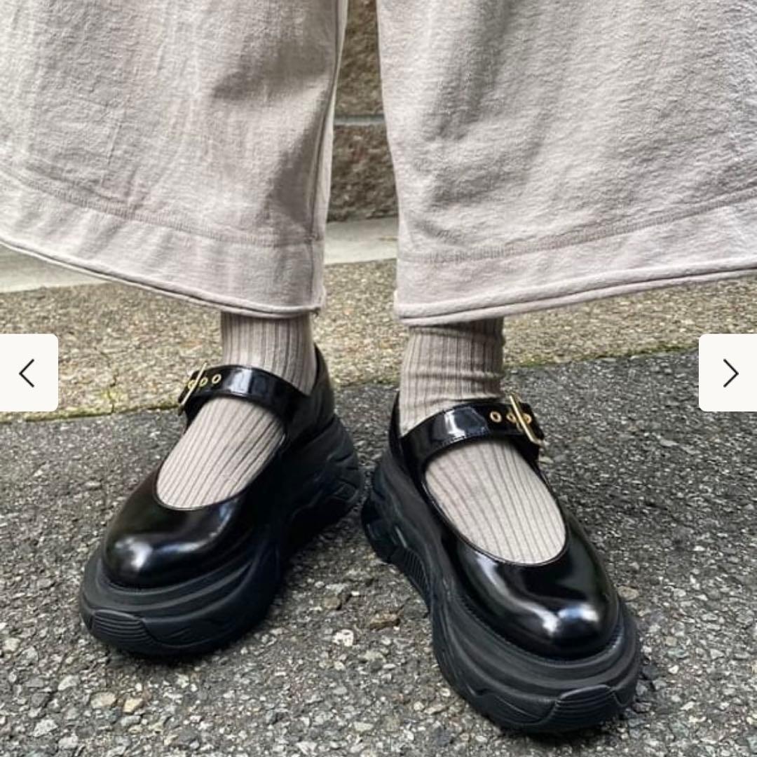 美品】Ray BEAMS ボリュームソール メリージェーン 24cm