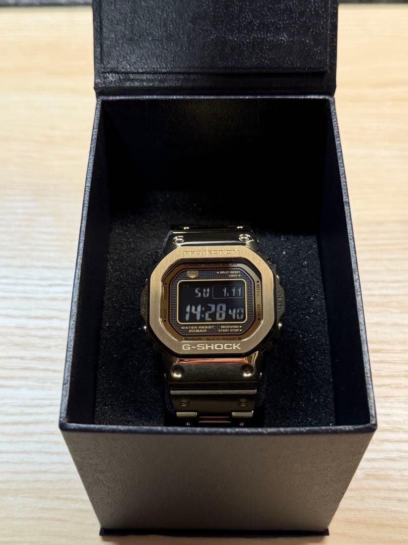極美品！G-SHOCK GMW-B5000-9JF CASIO 箱・説明書完備 GMW-B5000GD-9JF | CASIO