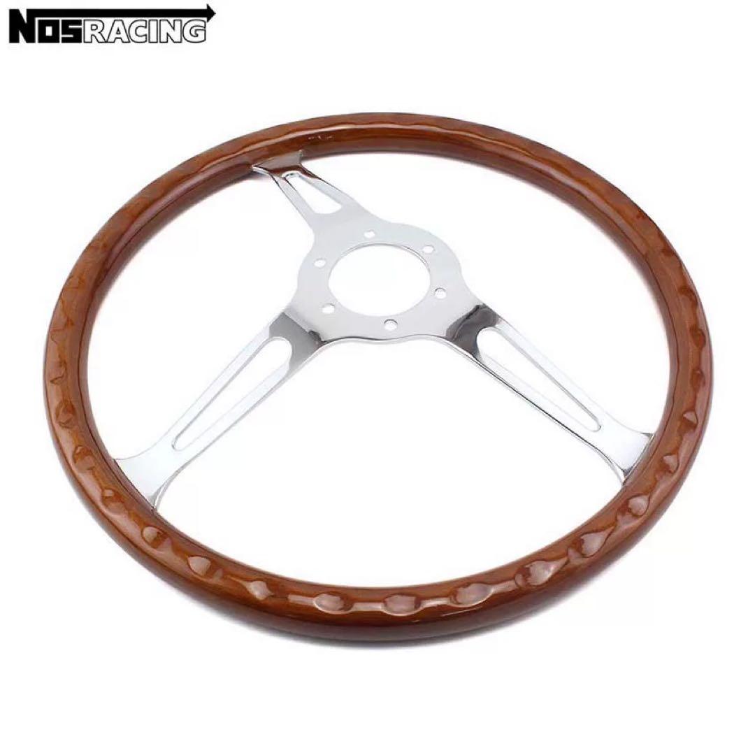 NARDI 15インチ ナルディクラシックウッドステアリング車ハンドル