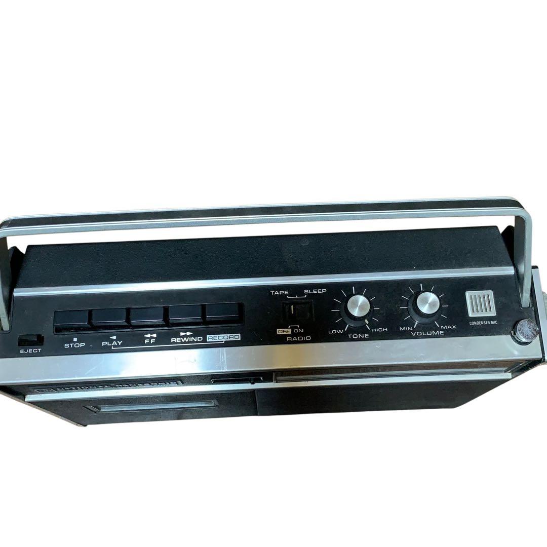 昭和レトロ National RQ-237 カセットラジオ動作全OK! - メルカリ