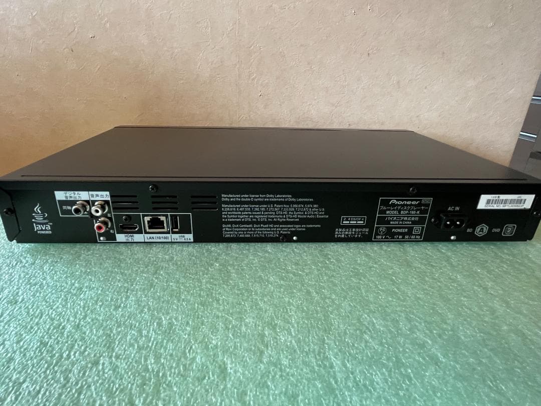 Pioneer BDP-160-K ゴムベルト新品に交換済] Pioneer BDP 160 K