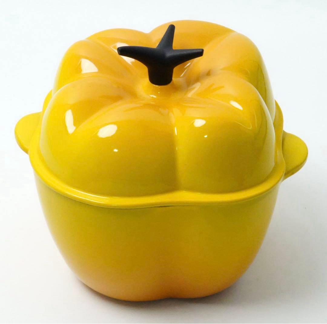【極美品】LE CREUSET　ピーマンココット　ディジョンイエロー　18cm 2026年最新】ルクルーゼ ピーマンの人気アイテム - メルカリ