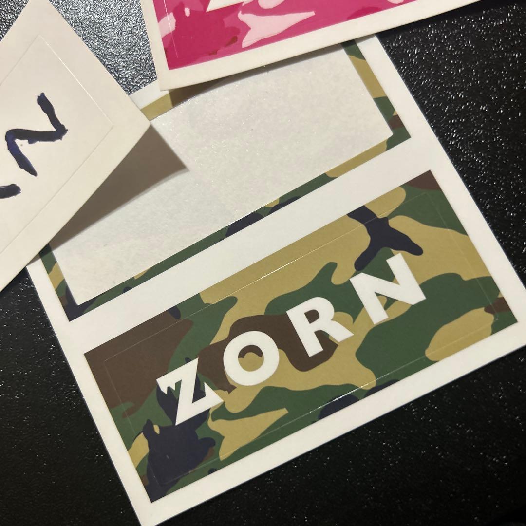 本日終了 ZORN ステッカー 5枚セット - メルカリ