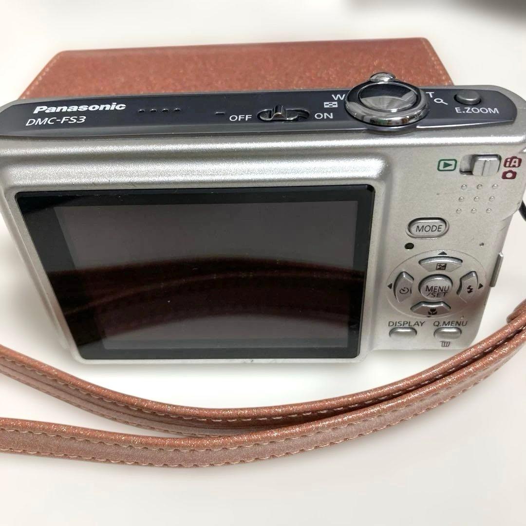 Panasonic ルミックス DMC -FS10 ラメ入ピンクベージュケース付