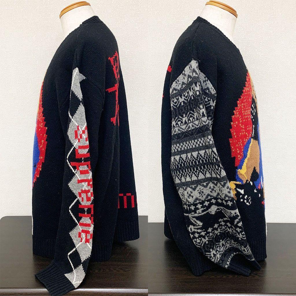 希少】シュプリーム ヨウジ ヤマモト鉄拳セーター ブラック - メルカリ