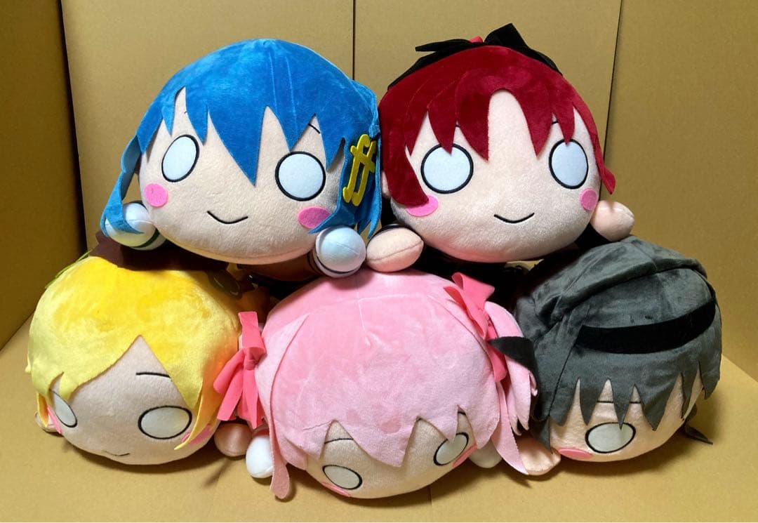 魔法少女まどか☆マギカ メガジャンボ寝そべりぬいぐるみ 5個 プライズ